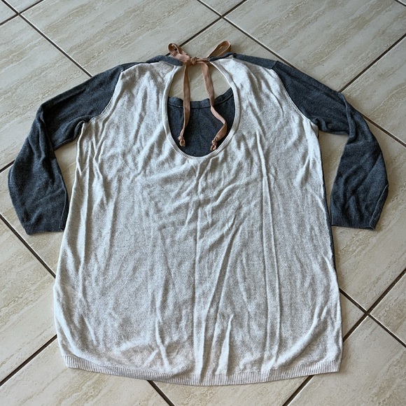 Aritzia Babaton Bailey Two Tone Grey Medium - Picture 5 of 9